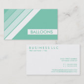 Retro-BALLOONS Visitenkarte (Vorne/Hinten)