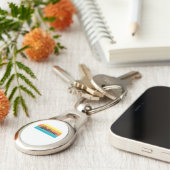 Retro Baltimore Schlüsselanhänger (Seite)