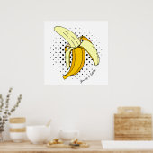 Retro Banana Comic Pop Poster (Küche)