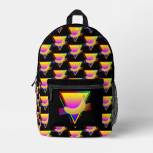 Retro Banana Fruit Bedruckter Rucksack
