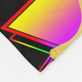Retro Banana Fruit Fleecedecke (Ecke)