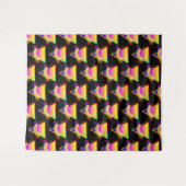 Retro Banana Fruit Wandteppich (Vorderseite (Horizontal))