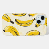 Retro Banana iPhone Case (Rückseite (Horizontal))