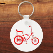 Retro Banana Sitzbike Schlüsselanhänger (Vorderseite)