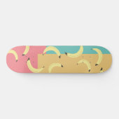 Retro Bananas - farbenfrohe Formen Skateboard (Horizontal)