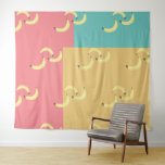 Retro Bananas - farbenfrohe Formen Wandteppich<br><div class="desc">Pop Art Bananas</div>