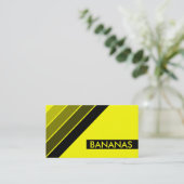 Retro BANANAS Visitenkarte (Stehend Vorderseite)