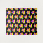 Retro-Banane-Frucht Wandteppich (Vorderseite (Horizontal))