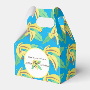 Retro-Banane Gelb werdend Drei Geburtstag Geschenkschachtel
