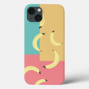 Retro-Bananen Bunte Formen Case-Mate iPhone Hülle