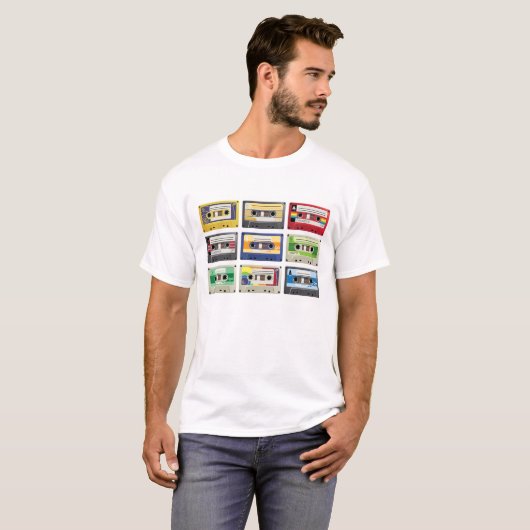 Retro Bänder T-Shirt (Vorne ganz)