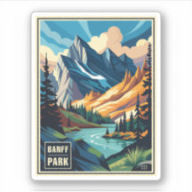Retro Banff Nationalpark