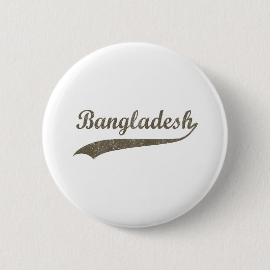 Retro Bangladesch Button (Vorderseite)