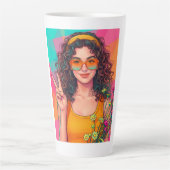 Retro-Bankett Milchtasse (Vorderseite)