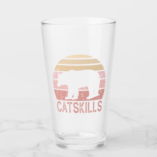 Retro-Bär Glas (Vorderseite)