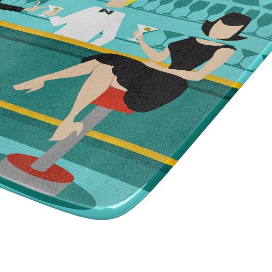 Retro Bar-Schneidebrett Schneidebrett (Ecke)