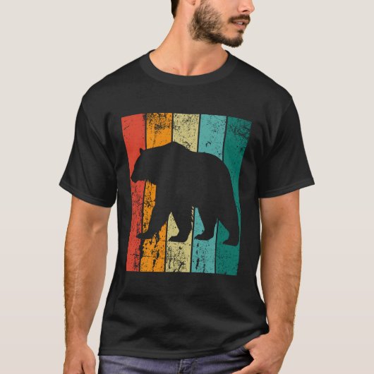 Retro-Bär T-Shirt (Vorderseite)