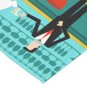 Retro Bar-Tabellen-Läufer Kurzer Tischläufer (Ecke)