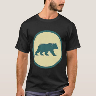 Retro Bär Vintages Wildtier T-Shirt