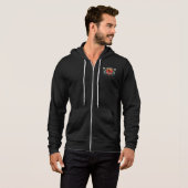 Retro Barbados Beach Hoodie (Vorne ganz)
