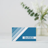 Retro BARBER Visitenkarte (Stehend Vorderseite)