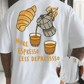 Retro Barista Graphic Tee – Coffee Addict Design