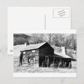 Retro Barn Postkarte (Vorne/Hinten)
