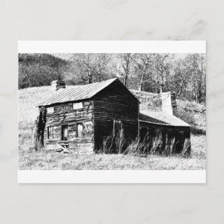 Retro Barn Postkarte