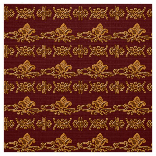 Retro barocker Mit Blumenburgunder Stoff (Muster)