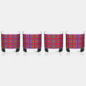 Retro-Barware aus den 60er Jahren Whiskyglas (Vorderseite)