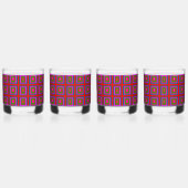 Retro-Barware aus den 60er Jahren Whiskyglas (Links)