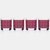 Retro-Barware aus den 60er Jahren Whiskyglas (Rechts)