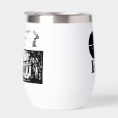 Retro BAS Stainless Steel Wine Tumbler (Rechts)