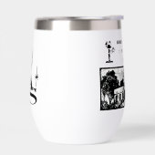 Retro BAS Stainless Steel Wine Tumbler (Links)