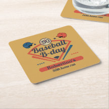 Retro Baseball B-Day Men's 50th Birthday