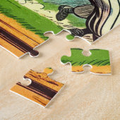 Retro Baseball-Comic Puzzle (Seite)