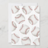 Retro-Baseball-Geburtstag Einladung (Rückseite)