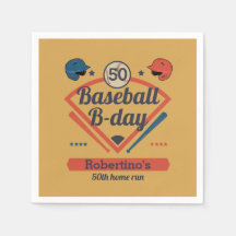 Retro Baseball Geburtstag Männer 50. Geburtstag