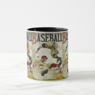 Retro Baseball: Klassischer Spielsport Tasse