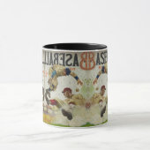 Retro Baseball: Klassischer Spielsport Tasse (Zentrum)