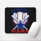 Retro Baseball Mama Baseball Mom Frauen Muttertag Mousepad (Mit Mouse)