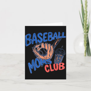 Retro-Baseball-Mamas-Club-Eiskaffee-Sport-Mama Karte