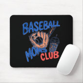 Retro Baseball Moms Club Eiskaffee Srts Mama Mousepad (Mit Mouse)