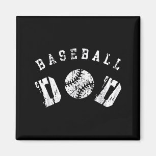 Retro Baseball Papa Frohen Vatertag Für Männer Spo Magnet