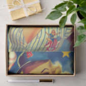 Retro-Baseball-Pin-up Seidenpapier (Geschenk)