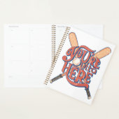 Retro-Baseball-Softball-Fan-Design Planer (Anzeige)