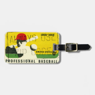 Retro Baseball Sports Gepäckanhänger