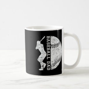 Retro Baseball Vater Frohes Vatertag für Männer Sp Kaffeetasse