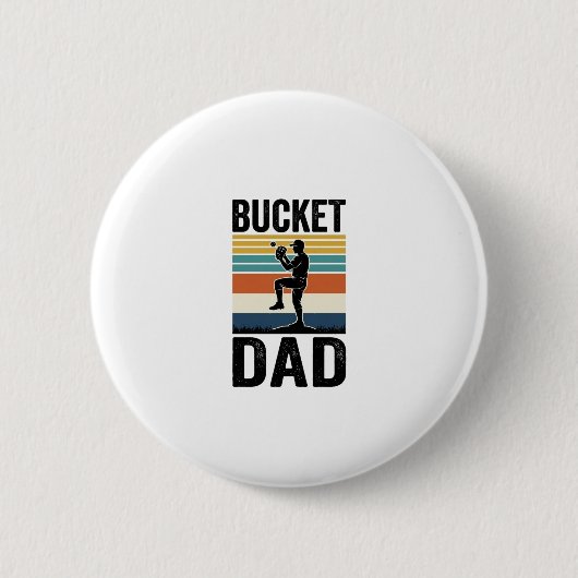 Retro-Baseball-Vater-Vektor-Design_1 Button (Vorderseite)