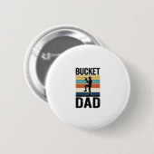 Retro-Baseball-Vater-Vektor-Design_1 Button (Vorne & Hinten)